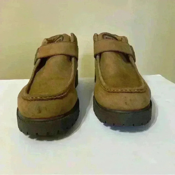 Skechers Mens Regulators Takeover Strap Loafers Wheat Tan Leather Size 10.5 - Picture 6 of 13